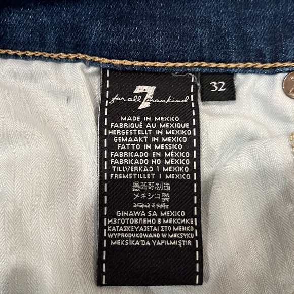 7 For All Mankind High Waist Ankle Gwenevere Size 32 - Picture 11 of 16